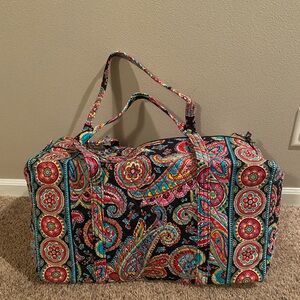 Vera Bradley Parisian Paisley Large Duffel Bag NWT